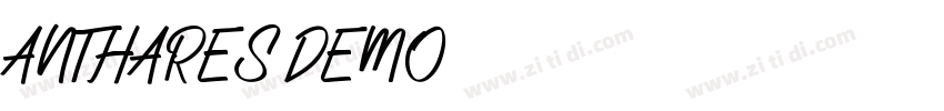 ANTHARES DEMO字体转换